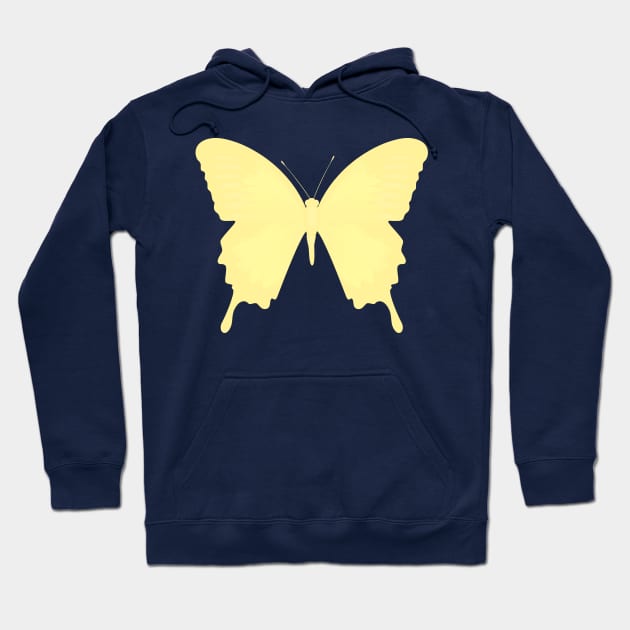 Butterfly Cream Hoodie by TheDaintyTaurus